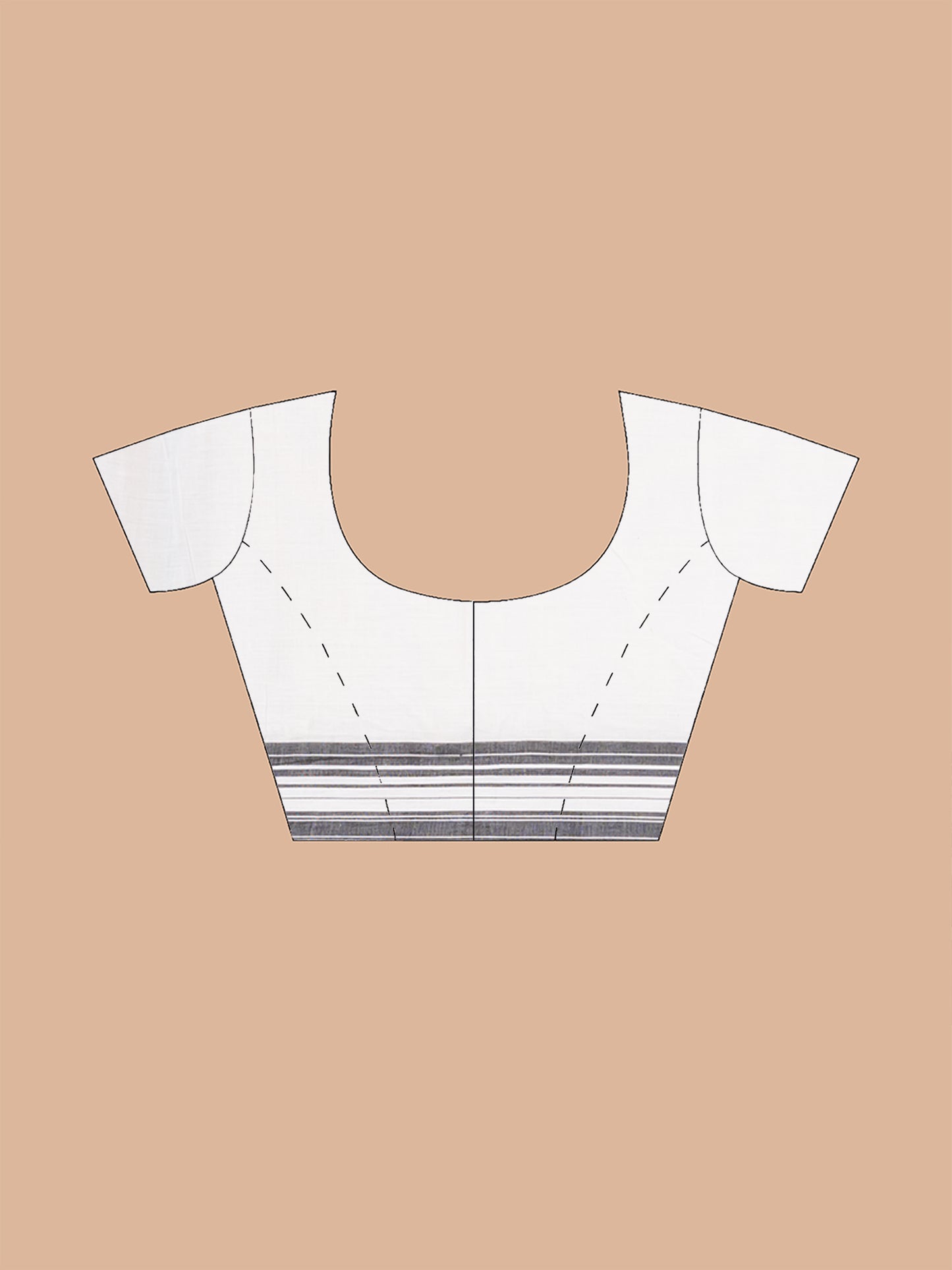 Bhujodi Kala Black and White Handloom Premium Cotton Saree