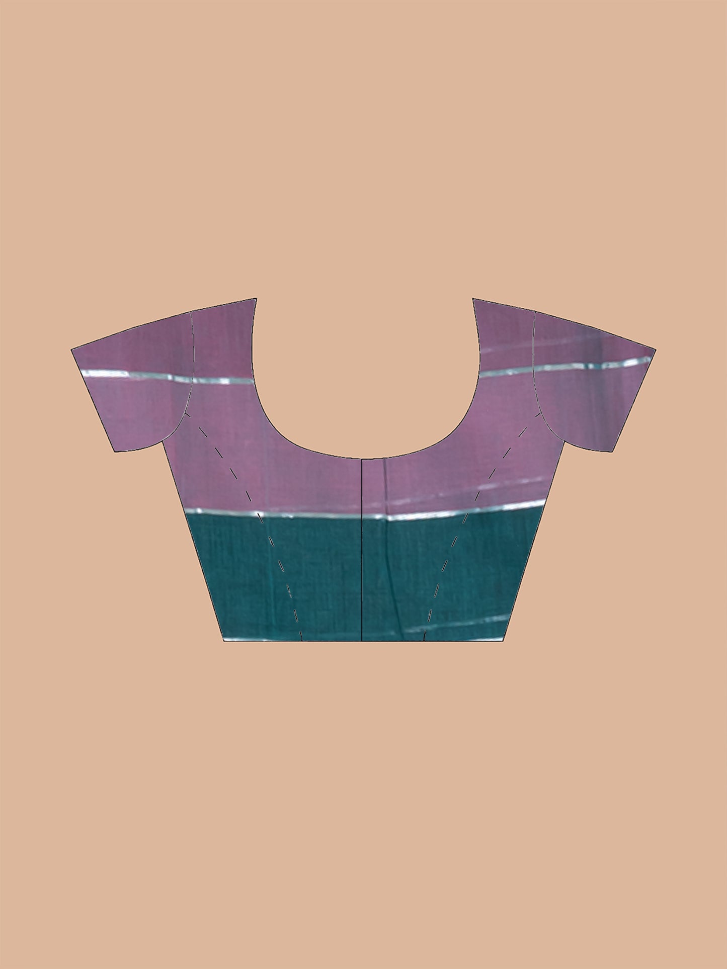 Rainbow Mul Cotton Saree (Dark Colour)