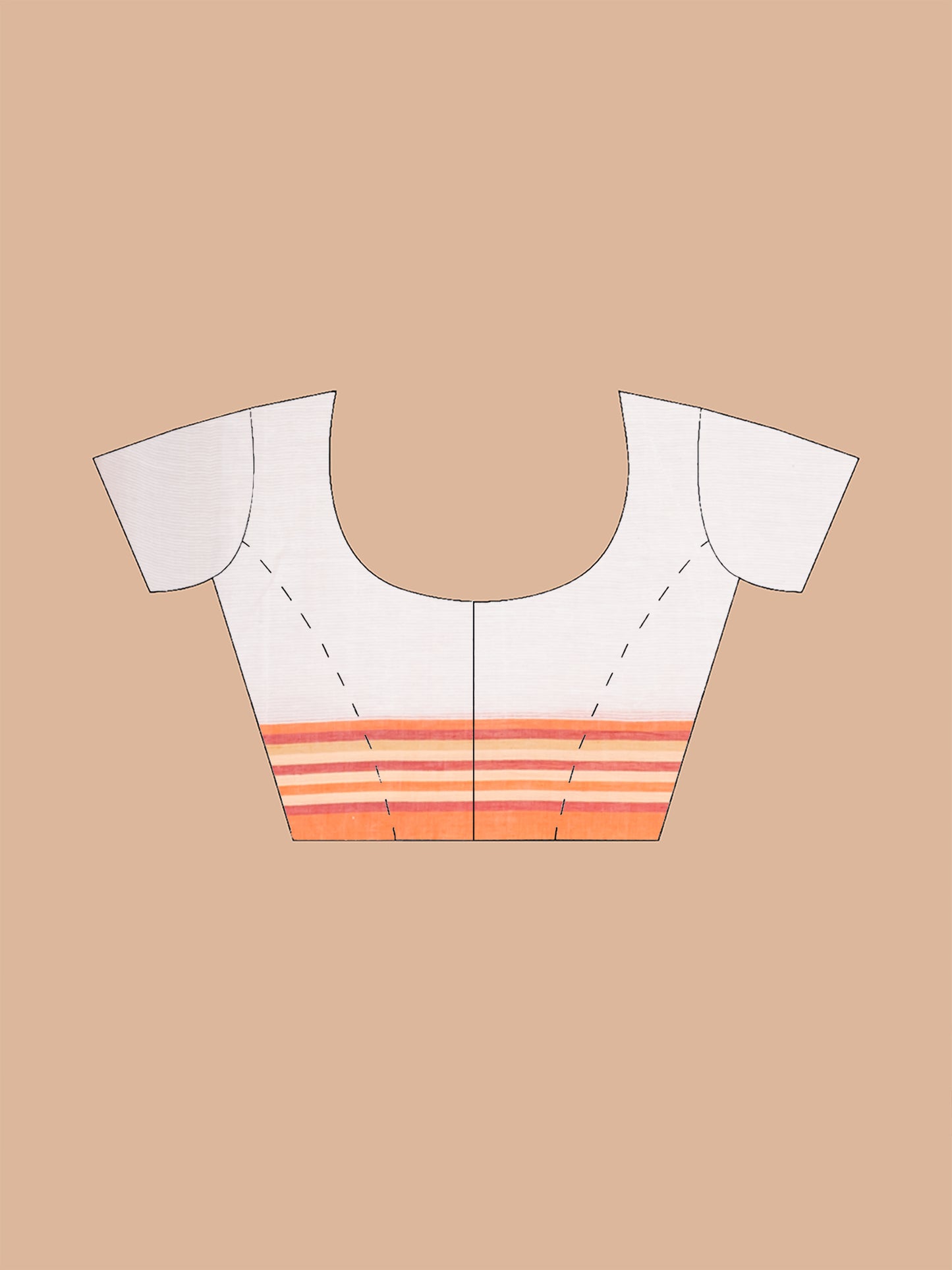 White Handloom Cellular Cotton Kantha Work Saree