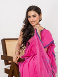 Premium Handloom Super Soft Sweet Pink Jamdani Cotton Saree
